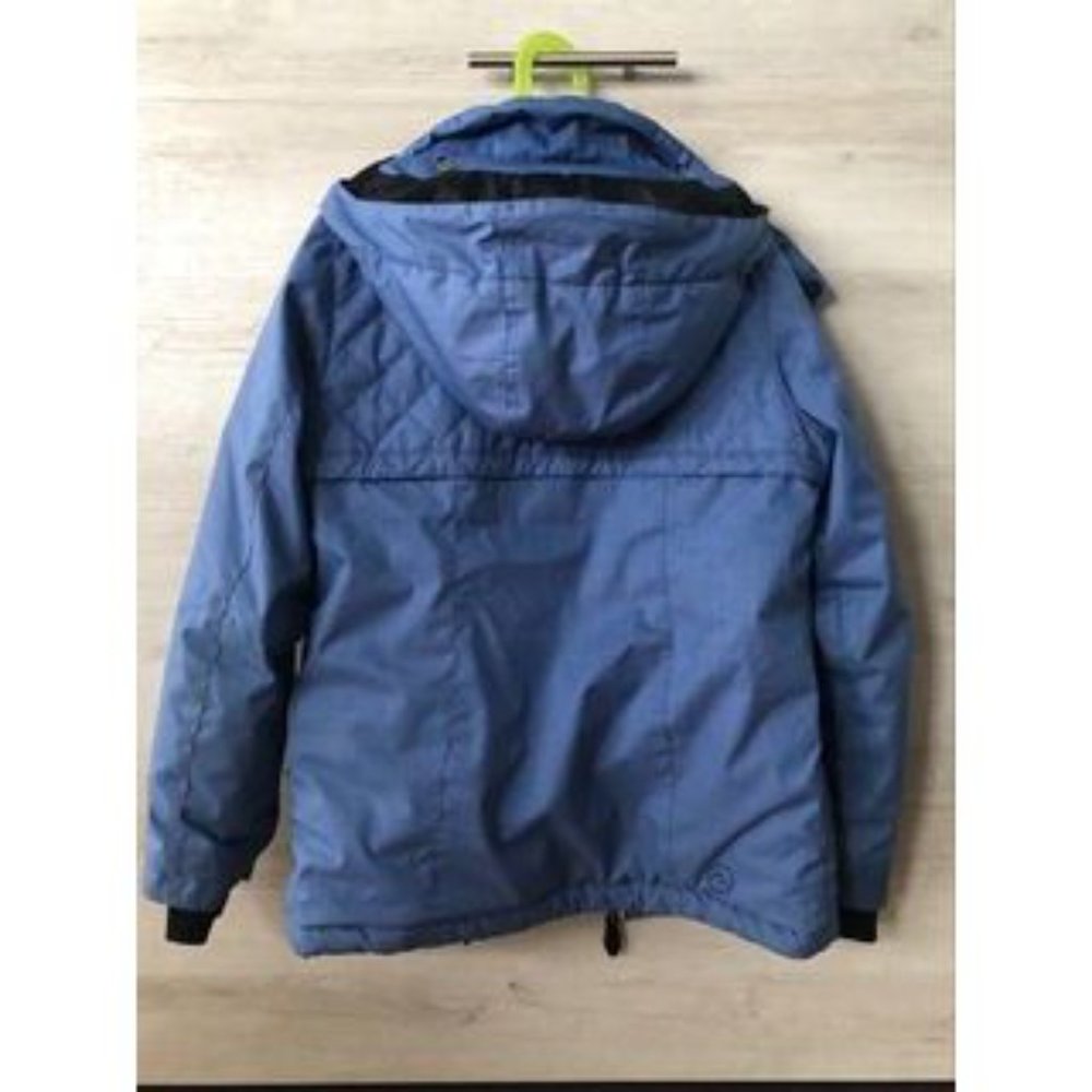 Black Mountain Blue Winter Jacket Size 10 - Picture 2 of 3